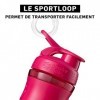 BlenderBottle Sportmixer Tritan- Protéine Shaker / Bouteille deau / Shaker Diététique Pink 1 x 820 ml 