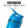 BlenderBottle Sportmixer Tritan- Protéine Shaker / Bouteille deau / Shaker Diététique Cyan 1 x 590 ml 