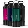 720°DGREE Shaker Fitness uberShaker 550ml - Premium Shaker à protéines avec compartiment à poudre, sphère – Anti-fuite, Sans-