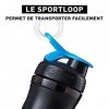 BlenderBottle Sportmixer Tritan- Protéine Shaker / Bouteille deau / Shaker Diététique Black/Cyan 1 x 820 ml 