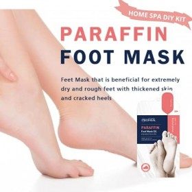 Mediheal Masque pour les pieds à la paraffine EX.&nbsp;5 paires, masque exfoliant pour les pieds pour lélimination des peaux mort