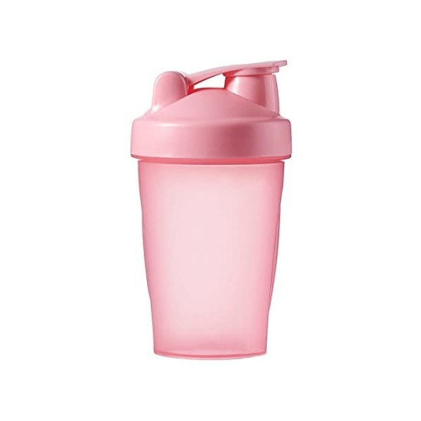 AidShunn Shaker de protéines de 400 ml avec boule mélangeur, anti-fuite, bouchon à rabat sécurisé de 400 ml, bouteille deau 