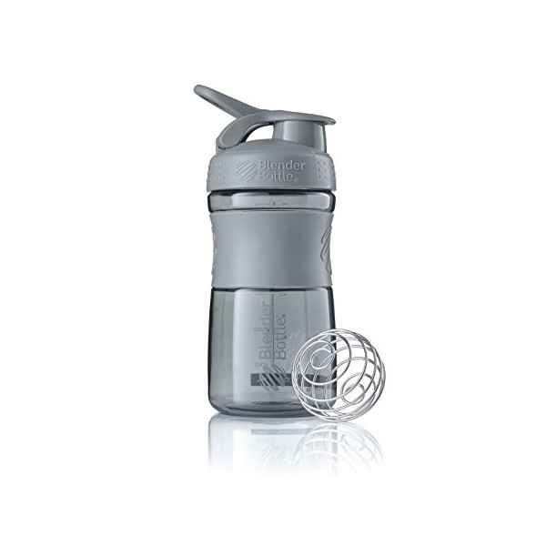 BlenderBottle Sportmixer Tritan- Protéine Shaker / Bouteille deau / Shaker Diététique, Mixte Adulte, Prune, 20oz/590ml