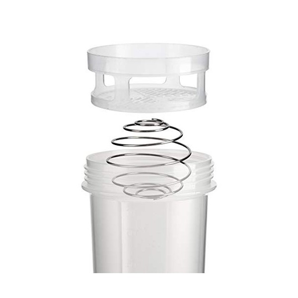 Lot de 3 bouteilles shaker de 700 ml avec boule en métal sans BPA - Couleurs assorties