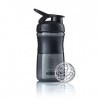 BlenderBottle Sportmixer Tritan- Protéine Shaker / Bouteille deau / Shaker Diététique Fashion Black 1 x 590 ml 