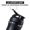 BlenderBottle Sportmixer Tritan- Protéine Shaker / Bouteille deau / Shaker Diététique Fashion Black 1 x 590 ml 