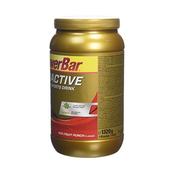 Powerbar Boisson Energétique Isoactive Goût Red Fruit Punch - 1320g