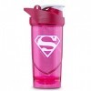 Shieldmixer Hero Pro Classic Shaker for Whey Protein Shakes and Pre Workout, BPA Free, 700 ml, Supergirl Classic