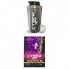 CYBERLAB SHAKER | Récipient étanche | 500 ml | Inox ENERGY DRINK 10g - RED BERRY DASH - TAURINE