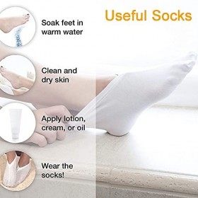 Dry Feet Lot de 4 paires de chaussettes de guérison pour homme et femme