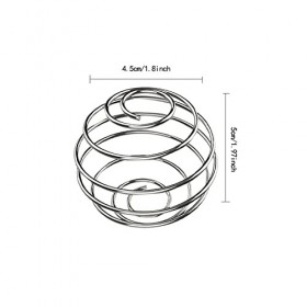 Lot de 2 shakers à protéines en acier inoxydable - Boule en acier inoxydable - Mixing Ball Sport Fitness - Shaker protéiné po