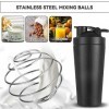 Fivtsme Shaker Protéine Acier Inoxydable, Sport Fitness Shaker, Shaker Bottle de Protéines Capacité 900 ml Avec Boule Dagita