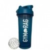 GYM RAG Shaker de protéines - Sans BPA, sans fuite - 600 ml - Avec mélangeur à billes - Durable - Pour boissons protéinées, s