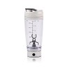 Maizoon Shaker électrique à batterie blanche entièrement automatique Capacité 500 ml Portable Double échelle Fitness Sports P