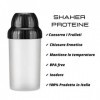 OTRE, 3 Shaker Classic 500 ml à col large avec bouchon noir