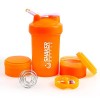 VECH Shaker Bottle Shaker de 473,6 g avec supplément de stockage de poudre et étui à pilules pour salle de sport et entraînem