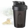 Shaker de protéines de 400 ml sans BPA Bouteille Shaker de gymnastique étanche Mini bouteille deau avec boule de mélange en 