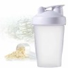 Shaker de protéines de 400 ml sans BPA Bouteille Shaker de gymnastique étanche Mini bouteille deau avec boule de mélange en 