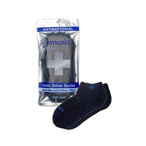 EMUAID® Ionic Silver Chaussettes Unisexe Taille L