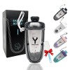 YAYAYOUNG Shaker de protéines, bouteille shaker de 500 ml avec boule shaker de protéines, tasse de boissons protéinées, boute