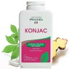 KONJAC PREMIUM | Glucomannane de Racine de Konjac titré à 95%| Actif 100% naturel |60 gélules Haut Dosage 3 prises de 2 gélul