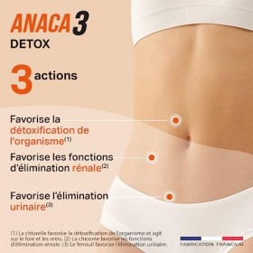 ANACA 3 - Gummies Perte De Poids - Complément Alimentaire Sans Sucres - Métabolisme Des Macronutriments - Guarana, Chicorée, 
