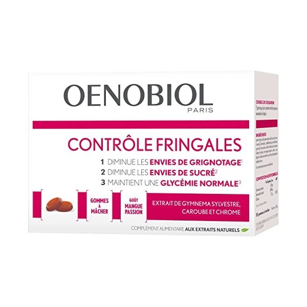 OENOBIOL - Compléments Alimentaires - Minceur - Gummies Contrôle Fringales - Diminue les Envies de Grignotages 1 - Gommes à 