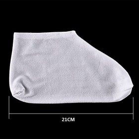 2 Paires Chaussettes Hydratantes Spa Hydratant Chaussettes Chaussettes en Gel de Siliconepour Peau Dure Sèche et Craquelée, B