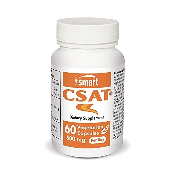 CSAT® 250 mg - Coupe Faim - Favorise la Satiété et la Perte de Poids - Extrait Naturel de Caroube Standardisé à 30% de Galact