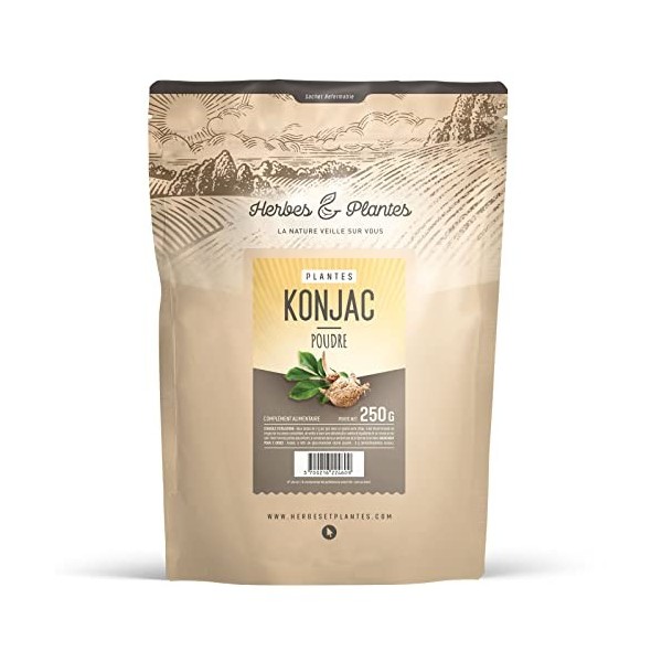 Konjac 250 grammes de poudre - à 80% glucomannane