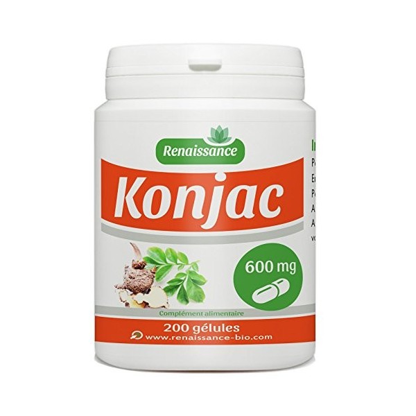 Konjac - 600 mg - 200 gélules