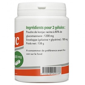 Konjac - 600 mg - 200 gélules