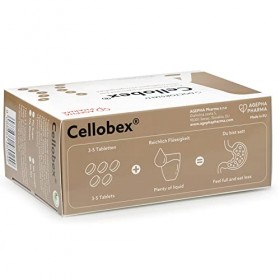 Cellobex® Coupe Faim | Comprimes pour Perte De Poids Rapide | pour Contrôle Diete | 100% Naturel et Vegetarien | Pilules Coup