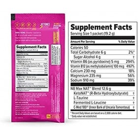 Keto//OS NAT® Saveurs Assorties Keto Suppléments – 20 Sachets 