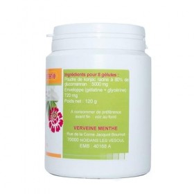 GELULES DE KONJAC 200 gélules dosées à 450 MG.