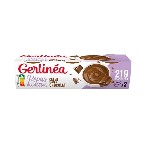 Gerlinéa - Coupelle Crème Repas Minceur - Substitut de Repas Complet et  Rapide - Saveur : Vanille Caramel - 90677 630gr