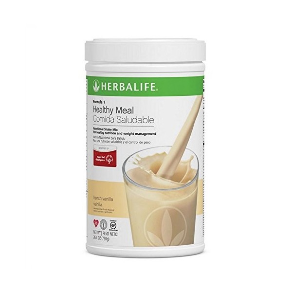 Substitut de repas nourrissant Herbalife Formule 1 10 saveurs French Vanilla jaune