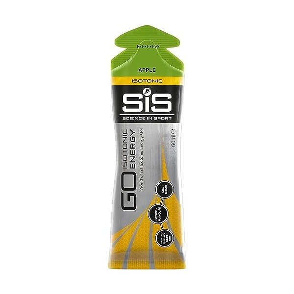 Science in Sport GO Isotonic Gel Citron et citron vert 60 ml - Lot de 30