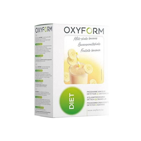 Laboratoires Oxyform I 12 Boissons Milk Shake Hyper Protéinées I Substituts Repas Riche Protéine I Poudre Shake Protéinée I B