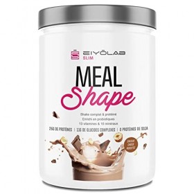 MEAL SHAPE | Substitut de Repas à Boire | 25g de Protéines, Fibres Avoine - Patate Douce - Psyllium , Vitamines et Probiotiq