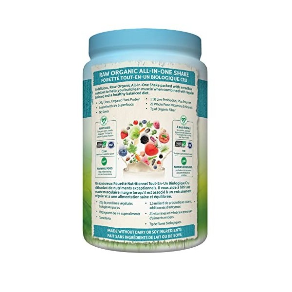 Garden of Life All-In-One Shake Légèrement Sucré 1038G