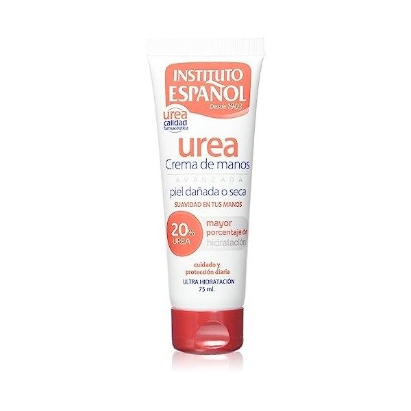 Instituto Español - Crème Réparatrice Ultra Hydratante à lurée Avancé pour Peaux Rugueuses ou Sèches, 20% durée, 75 ml