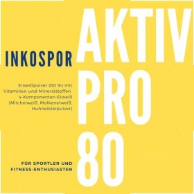 Inkospor ACTIVE Pro 80 Shake protéiné Définition Tonification et Perte de Poids Vanille sachets 500g