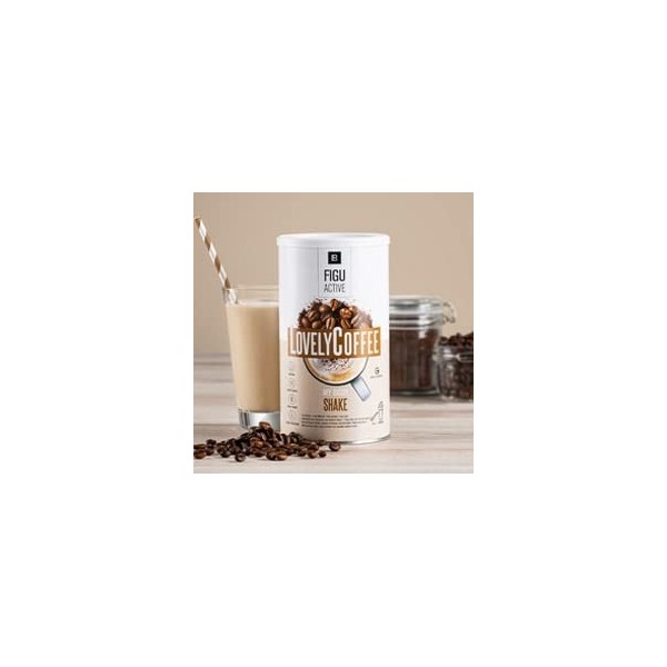 LR FiguActive Lovely Coffee Shake - Haute teneur en fibres et protéines - Végétalien, sans gluten, sans lactose