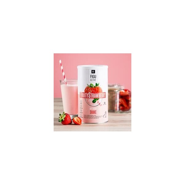 Substitut alimentaire LR Figuactiv - Pour shaker saveur : fraise et banane - 450 g