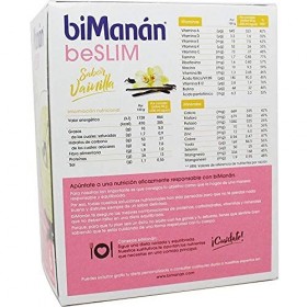 Bimanán Sustitutive Natillas Sabor Vainilla 5 sobres más 1 gratis