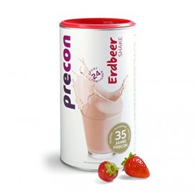 Precon BCM Shake de régime pour mincir – Fraise – 24 portions 480 g – Substitut de repas dans le cadre d’un régime minceur