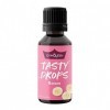 GymQueen Tasty Drops 30ml, gouttes savoureuses zéro calorie, zéro sucre et zéro matière grasse, gouttes aromatiques pour sucr
