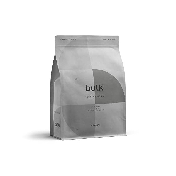 Bulk BCAA Instantanés En Poudre, Fruits Rouge, 1 kg