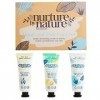 Coffret de Soins Pour Mains et Pieds par Nurture By Nature | 3 X 30ml Crème Pour Mains Bio Fortement Hydratante, Agrumes, Beu